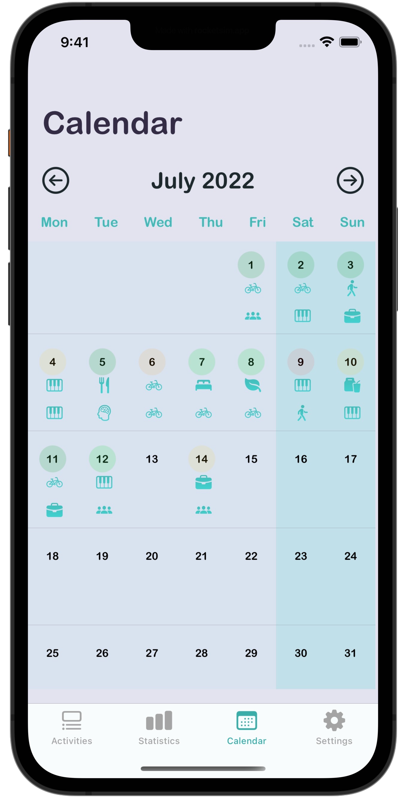 calendar iphone